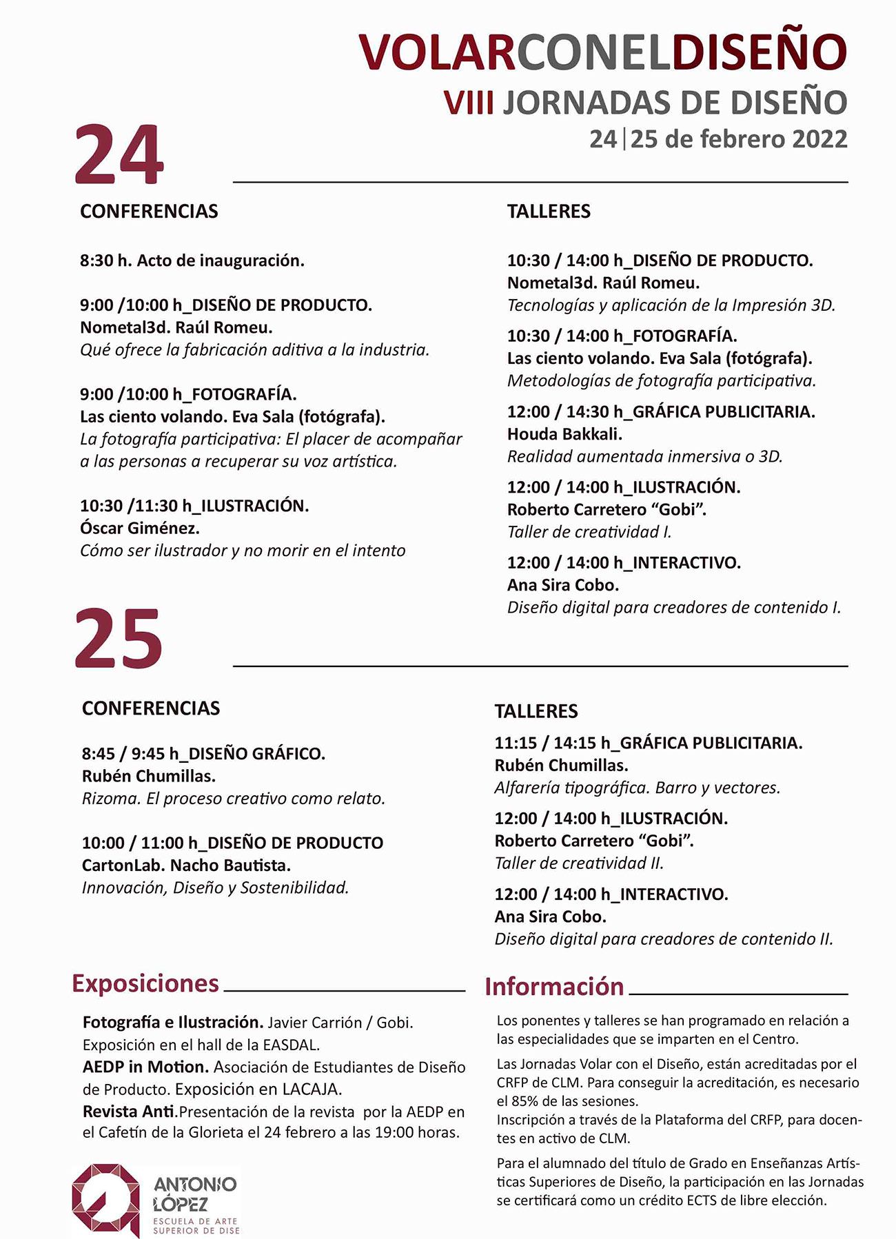Programa Volar con el Diseño 2022 1programacion volar con el diseno2022