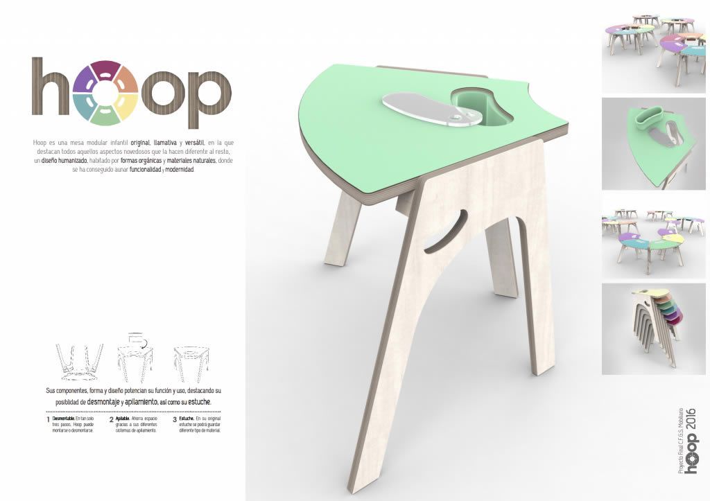 El proyecto final de la alumna Cristina Parra Bascuñán hoop