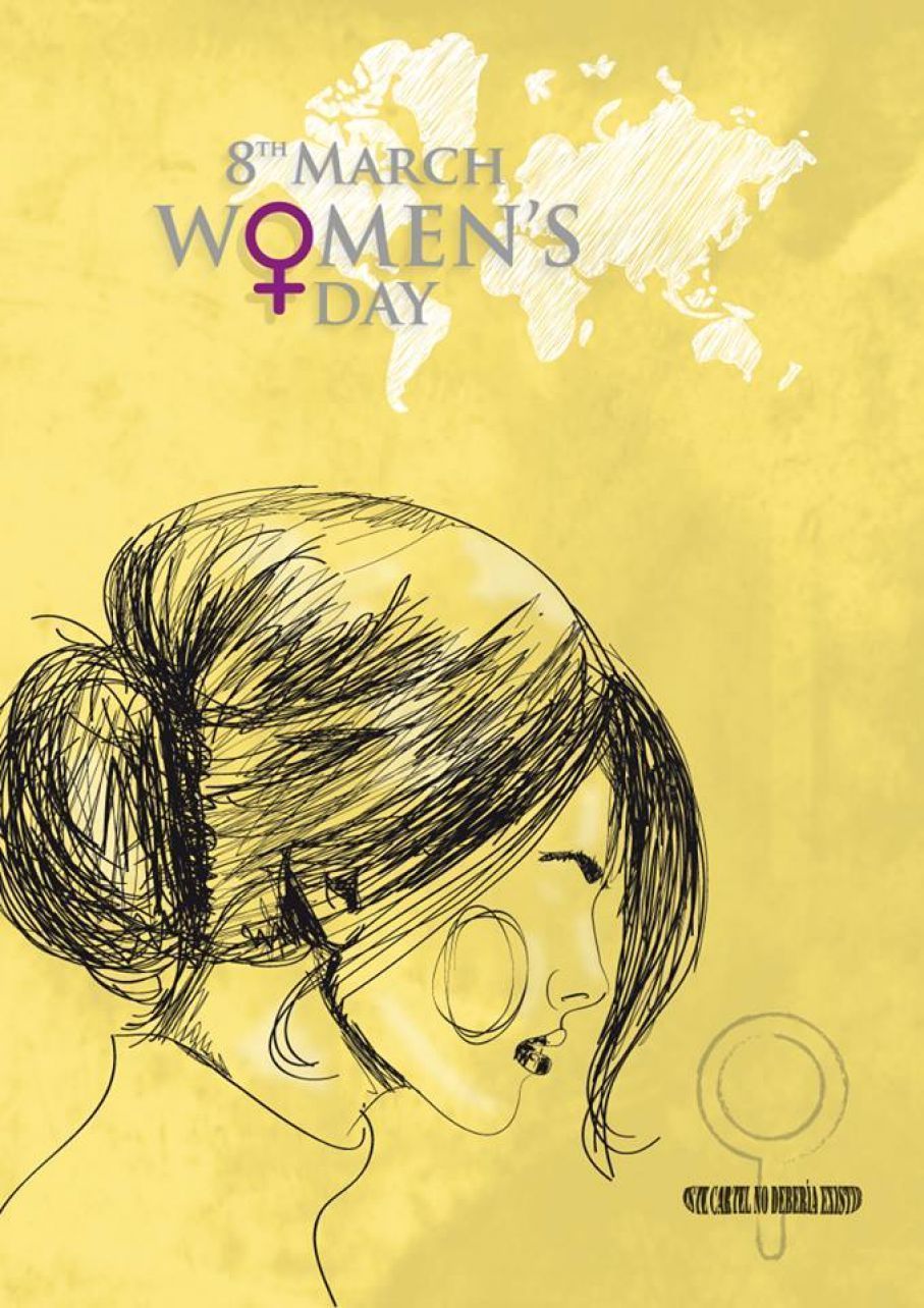 DISE&Ntilde;O DE CARTELER&Iacute;A PARA CELEBRAR EL D&Iacute;A INTERNACIONAL DE LA MUJER